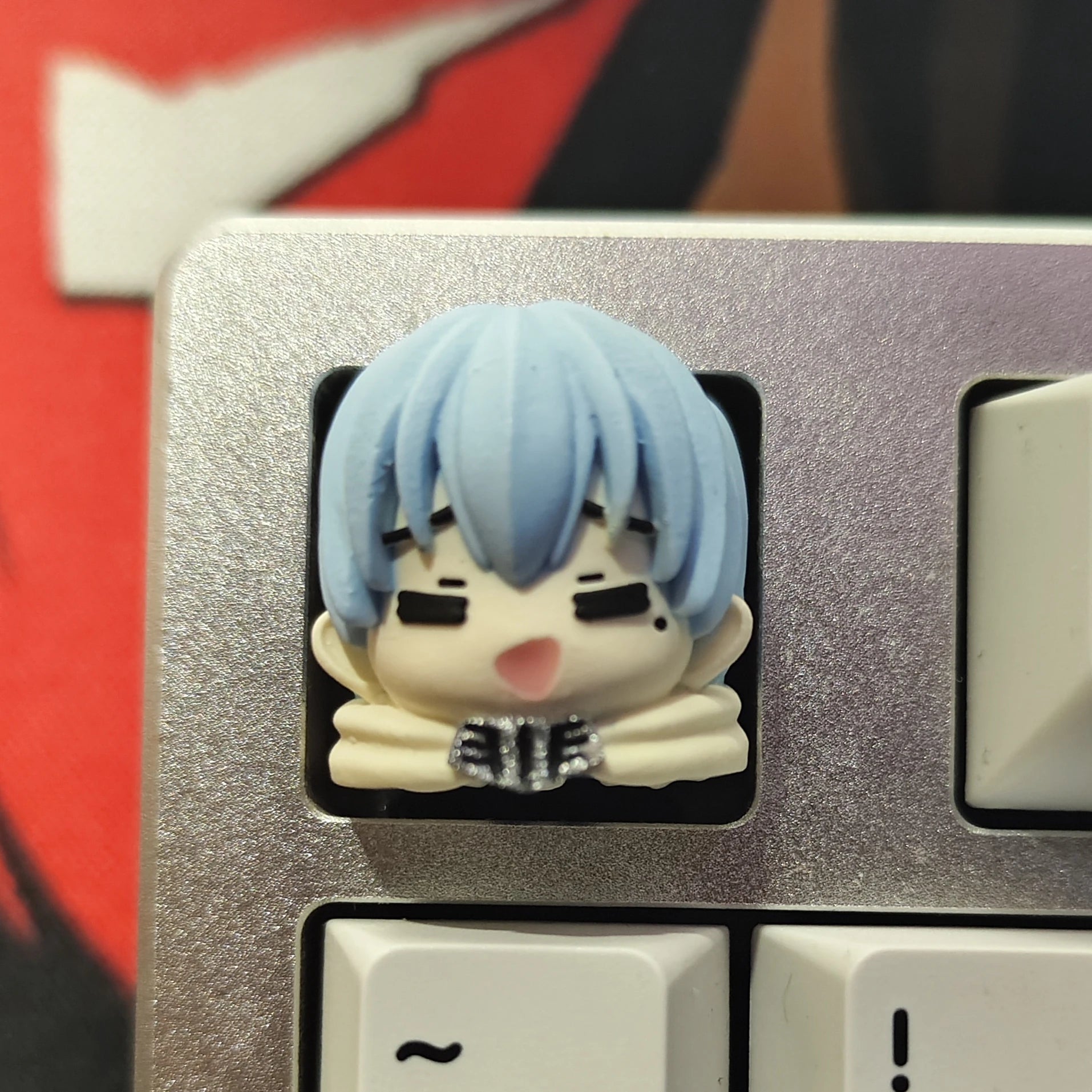 Frieren: beyond Journey’S End Keycap Resin Anime Peripheral Kawaii Mechanical Keyboard Accessories Decor Single Keycap Esc Gifts