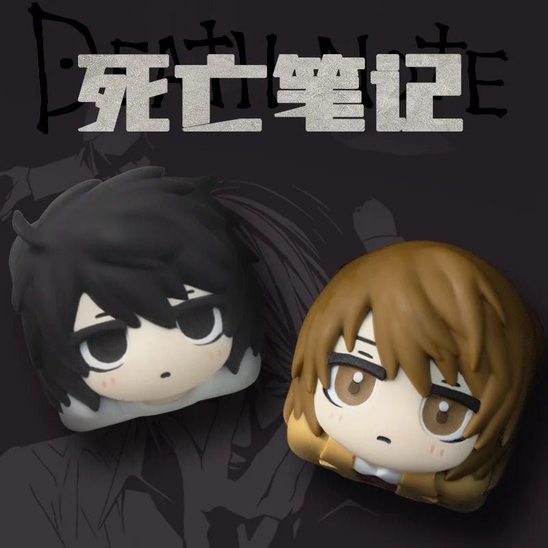 Cartoon Death Note Light Yagami L Character Merchandise Cute Anime Custom Mechanical Keyboard Keycaps ESC Otaku Surprise Gifts