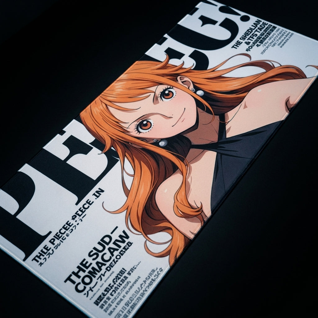 One Piece Anime Gaming Mousepad | Large Extended Desk Mat | Rubber Lock Edge Non-Slip Pad