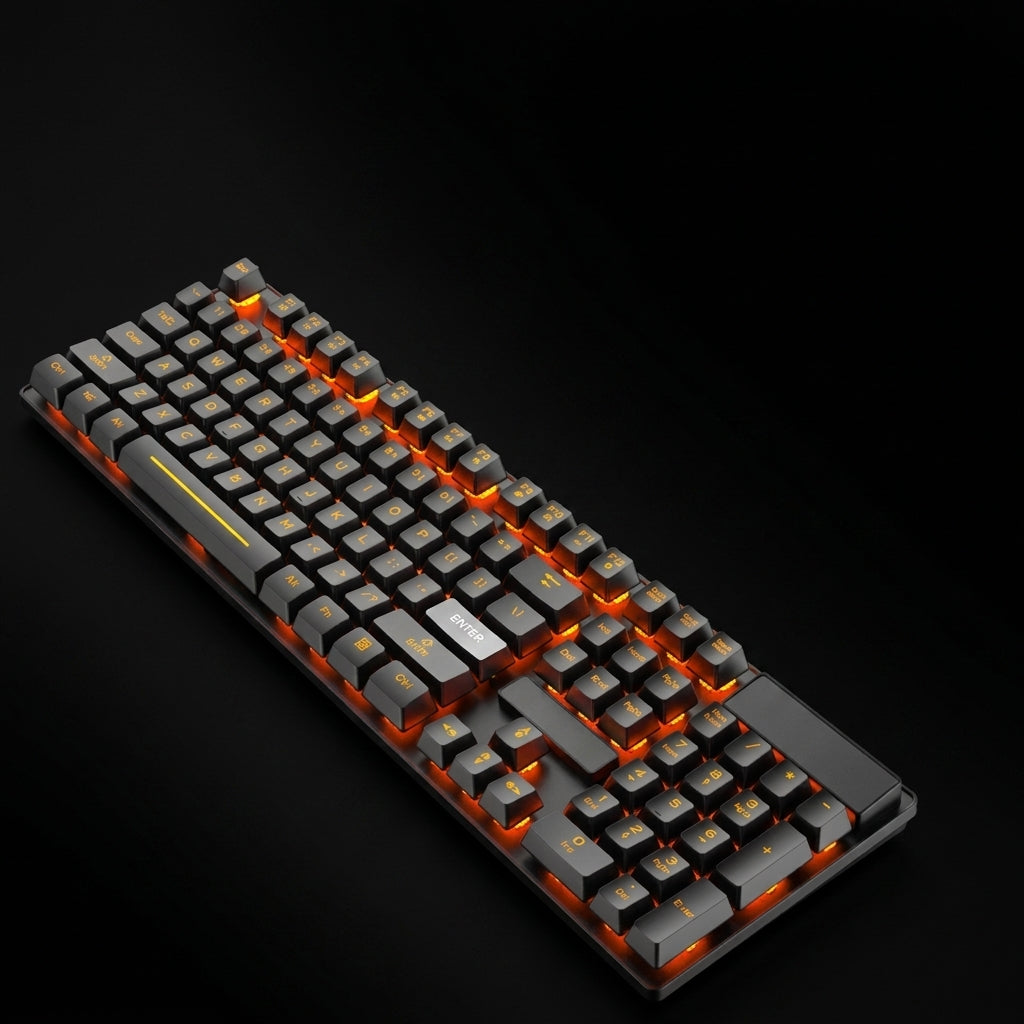 RGB Wireless Keyboard With Active Diagnostic Screen