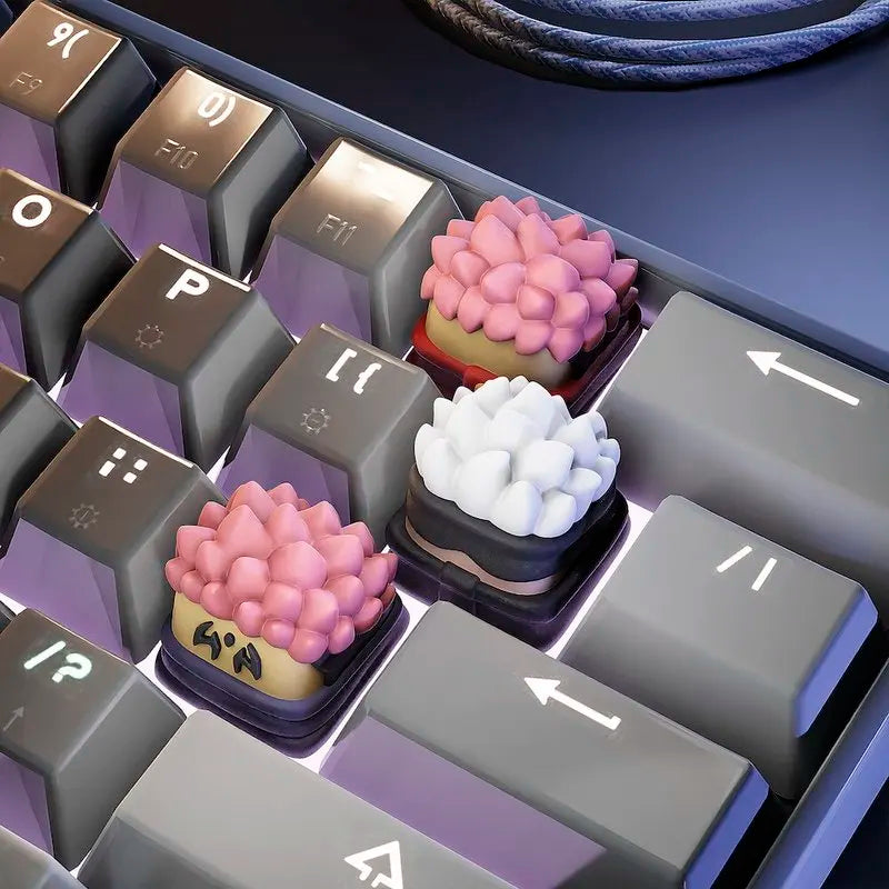 Jujutsu Kaisen Artisan Keycaps Gojo Satoru Yuji Itadori Sukuna Diy Anime Peripheral Keycaps for Mechanical Keyboards Gaming Fans