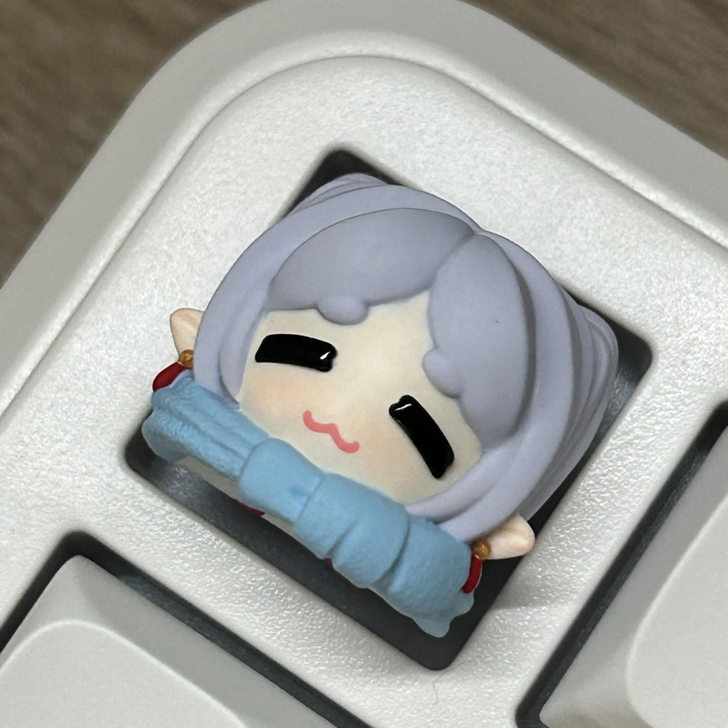 Frieren: beyond Journey’S End Keycap Resin Anime Peripheral Kawaii Mechanical Keyboard Accessories Decor Single Keycap Esc Gifts
