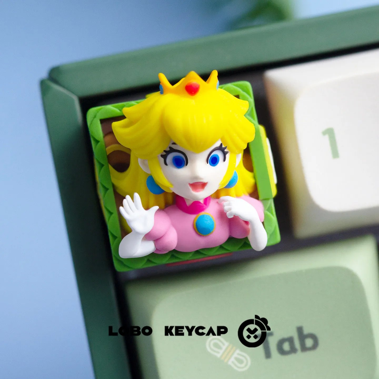 Mario Single Resin Keycap Luigi Peach Yoshi for Mechanical Keyboard Decoration Replace Esc Anime Keycap Surprise Gift for Gamers