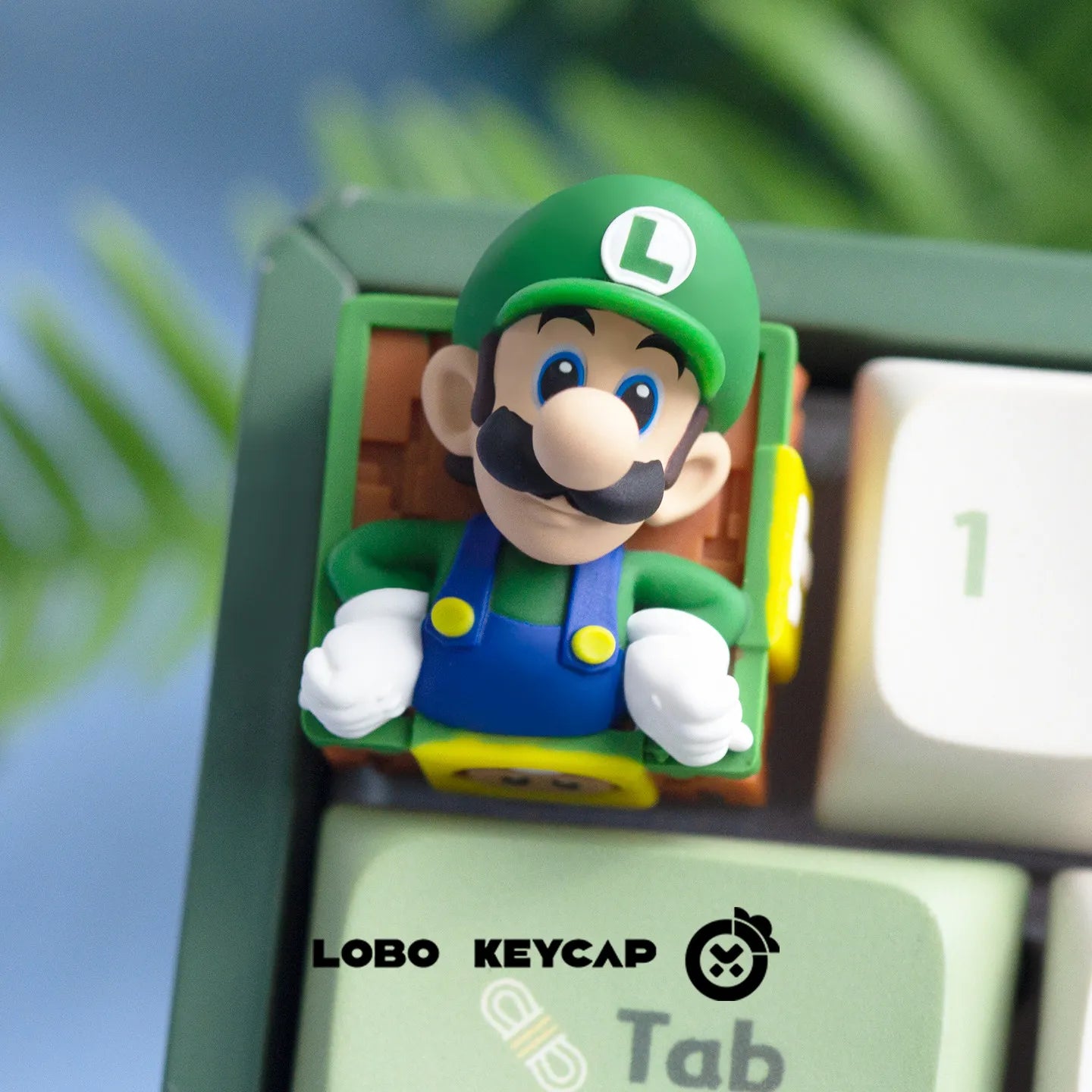 Mario Single Resin Keycap Luigi Peach Yoshi for Mechanical Keyboard Decoration Replace Esc Anime Keycap Surprise Gift for Gamers