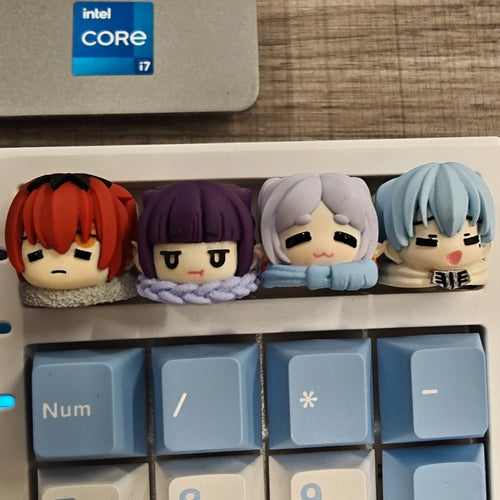 Frieren: beyond Journey’S End Keycap Resin Anime Peripheral Kawaii Mechanical Keyboard Accessories Decor Single Keycap Esc Gifts