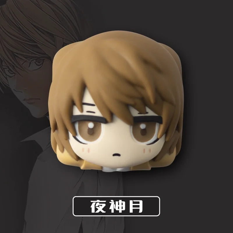 Cartoon Death Note Light Yagami L Character Merchandise Cute Anime Custom Mechanical Keyboard Keycaps ESC Otaku Surprise Gifts